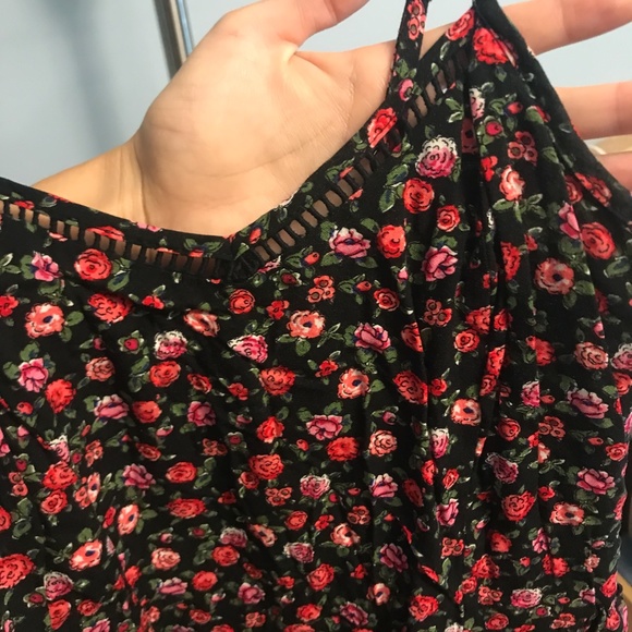 Xhilaration Floral Romper - Picture 3 of 4